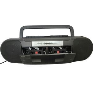 Vintage RCA Boombox Radio Tape Player RP-7722A Cassette Recorder Am/Fm